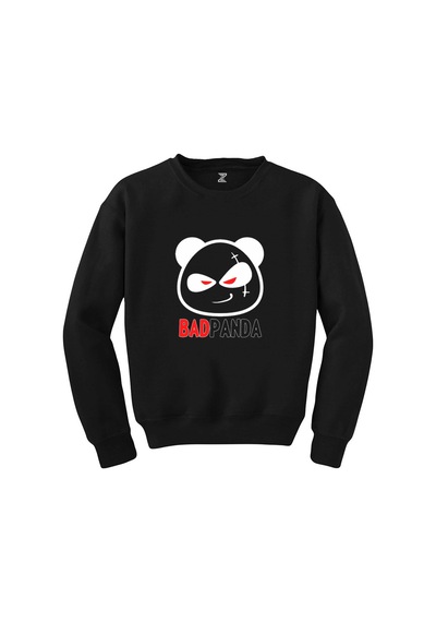 Baby Bad Panda Siyah Sweatshirt Siyah