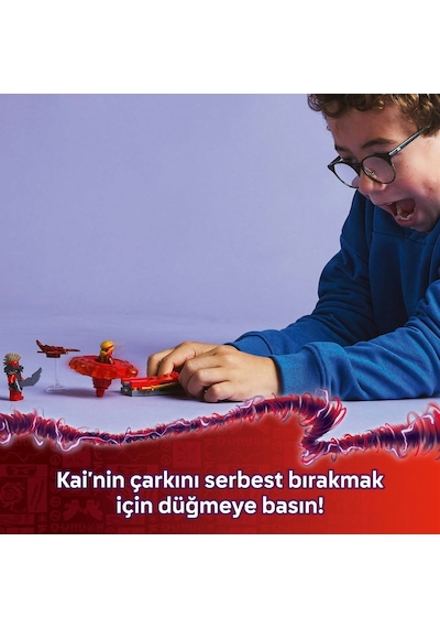 LEGO® NINJAGO® Kai’nin Ejderha Spinjitzu Topacı 71823 - 6 Yaş ve Üzeri Çocuklar için 2 Ninja Minifigürü İçeren Oyuncak Yapım Seti (54P) LEGO® NINJAGO® Kai’nin Ejderha Spinjitzu Topacı 71823 - 6 Yaş ve Üzeri Çocuklar için 2 Ninja Minifigürü İçeren Oyuncak Yapım Seti (54P)