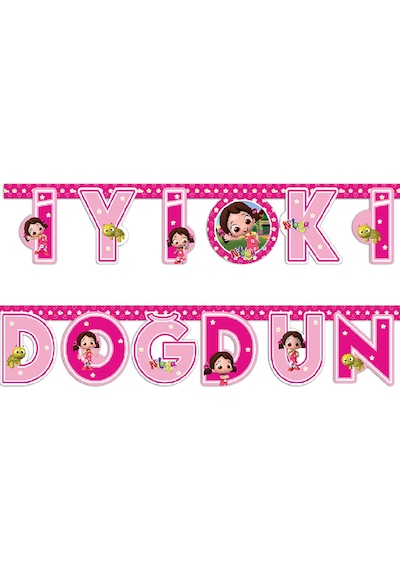 Niloya Iyi Ki Doğdun Banner Yazı Doğum Günü Konsepti Süsleri