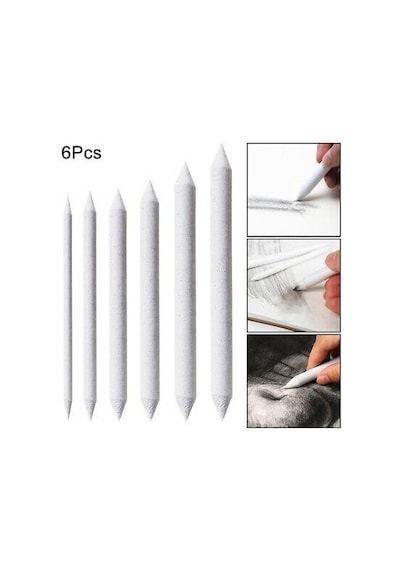 Toz Pastel Dağıtıcı. Kaynaştırma Kalemi. 6'Lı Set. Paper Stump. Toz Pastel Dağıtıcı. Kaynaştırma Kalemi. 6'Lı Set. Paper Stump.