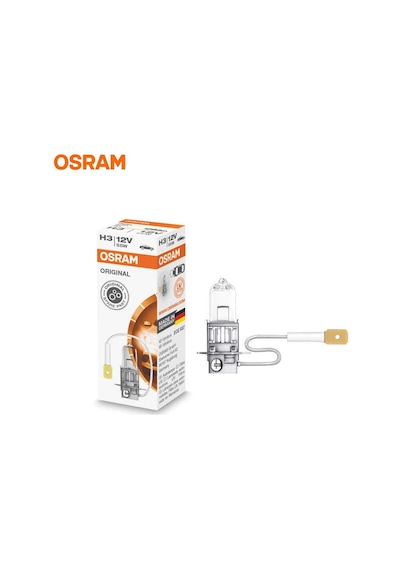 Osram 64151 - 12 Volt 55 Watt H3 Halojen Ampul 2 Adet