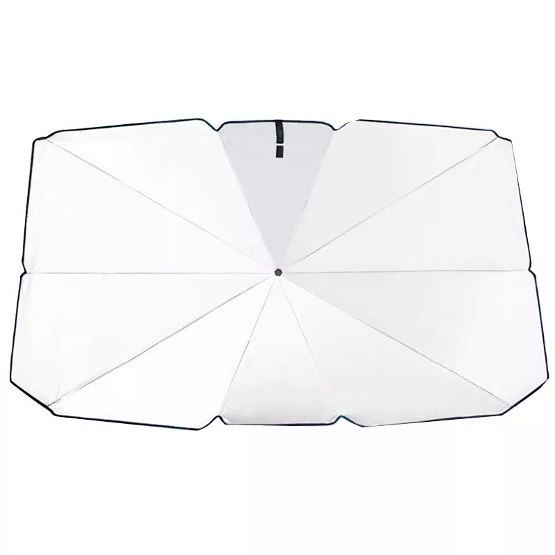 Tüm Araçlar Için Araba Ön Cam Güneşlik Katlanabilir Güneşlik Şemsiye Ön Cam Gölgelik Esnek 140 X 80