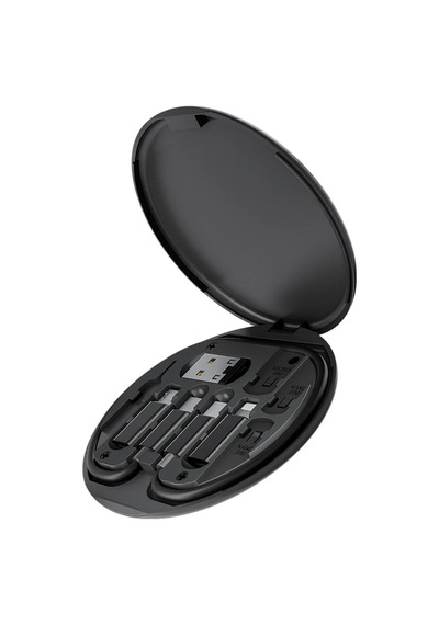 Ilkeshop Konfulon Sn06 3in1 Kablo Ve Kart Düzenleyici - Siyah