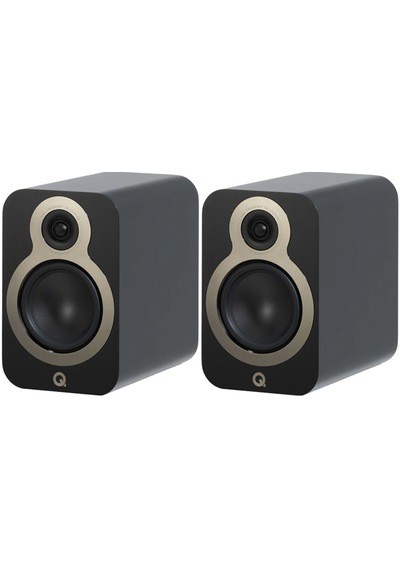 Q Acoustics Q 3020c Satin Black Raf Tipi Hoparlör Çift ı