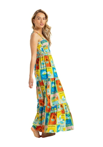 Roxy Roxy Atlas Sunshine Coastline Maxi Kadın Elbise Xbyr Çok Renkli