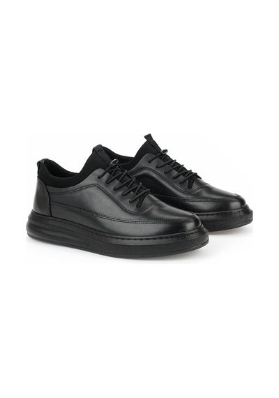 Ziya Erkek Hakiki Deri Sneaker 161423z88 Siyah 161423z88 000 40