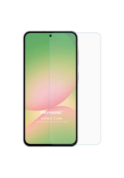 Glass Cam Ekran A56 İle Uyumlu Ekran - Şeffaf