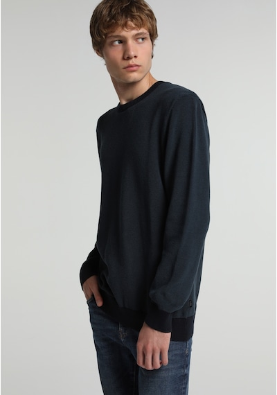 Colin's Colins Regular Fit Yuvarlak Yaka Düz Erkek Lacivert Kazak Cl1080527 Q1.v2 Nav