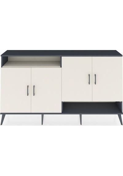 Arges Konsol 6 Raflı 4 Kapaklı 176x30x99 Antrasit-aytaşı Aytası/aytası - Antrasıt Arges Konsol 6 Raflı 4 Kapaklı 176x30x99 Antrasit-aytaşı Aytası/aytası - Antrasıt