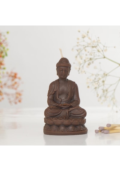 Mitr Lord Buddha Temalı Dökme Balmumu Mum Çok Renkli