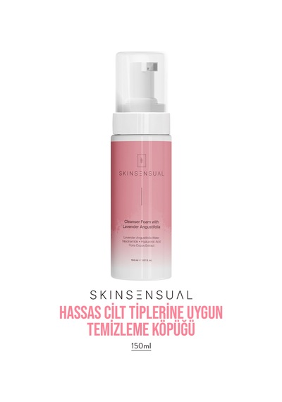 Skin Sensual Cleanser Foam With Lavender Angustifolia Niacinamide Hyaluronic Acid Temizleme Köpüğü