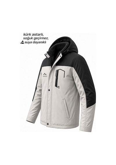 Oksit Tuc 1032 İçi Polar/kürk Astarlı Su İtici Termal Softshell Erkek Mont - Soğuk Geçirmez Spor Kaban Taş Rengi Oksit Tuc 1032 İçi Polar/kürk Astarlı Su İtici Termal Softshell Erkek Mont - Soğuk Geçirmez Spor Kaban Taş Rengi