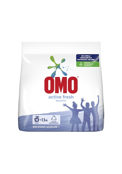 Omo Çamaşır Deterjanı 1,5 Kg Active Fresh Beyazlar