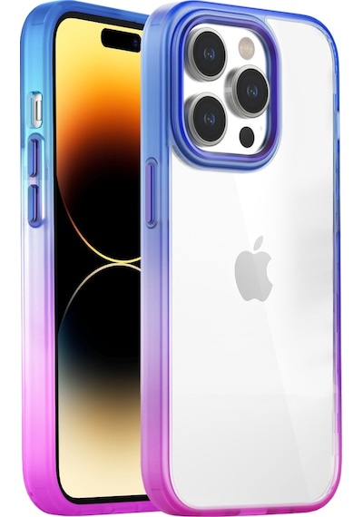 Buff Apple Uyumlu iPhone 14 Pro Air Bumper Rainbow Kilif 560957185