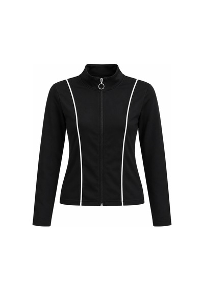Nazzain Biye Detay Dar Kesim Sweatshirt Siyah