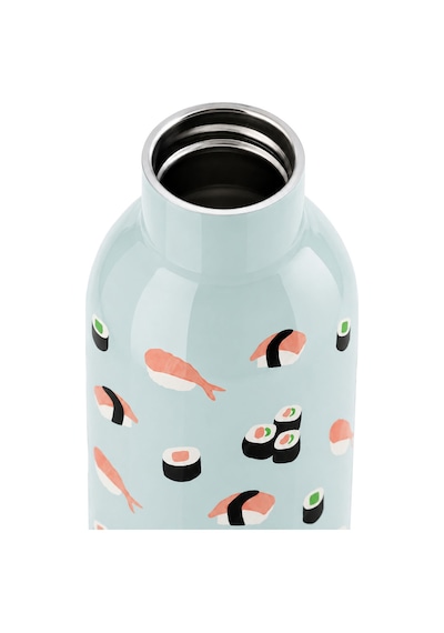 Mamawata Sushi Paslanmaz Çelik Termos Matara 470 Ml Sızdırmaz Yalıtımlı Suluk Buz Mavi