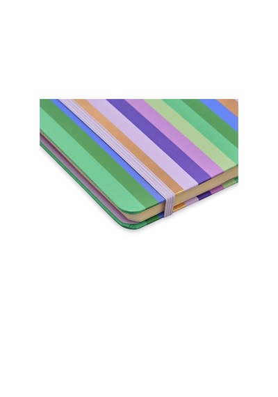 A5 Spiralli Stripe - Mauve Medley Çok Renkli