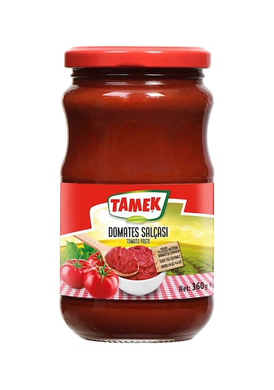 Tamek Domates Salçası 360 Gr Cam X 3 Adet