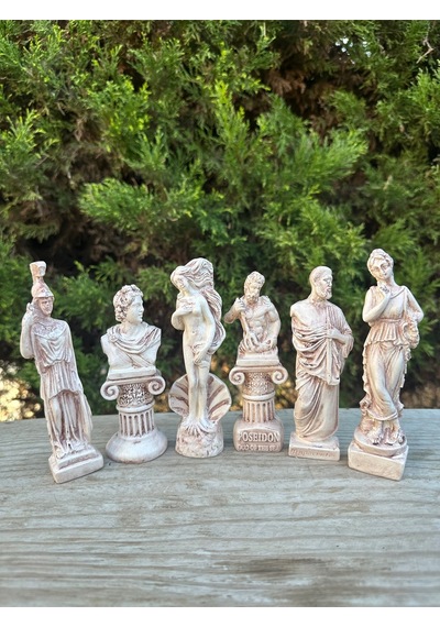 İmosas Yunan Mitoloji Heykel 6lı Set