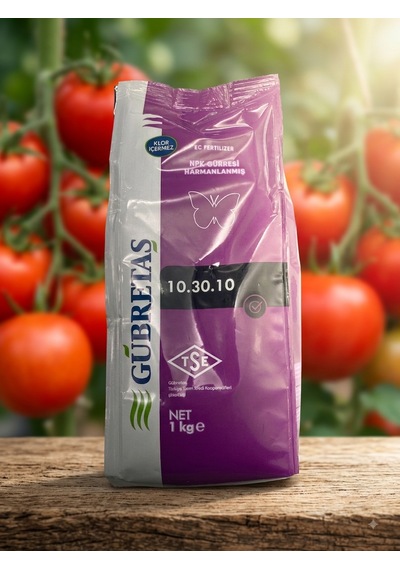 Gübretaş 10.30.10+me Yüksek Fosforlu Köklendirici Ve Çiçeklendirici Toz Gübre - 1 Kg Klor İçermez