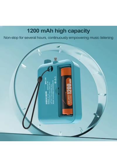 Ultratekno C9 Bluetooth Şarjlı Radyo Usb & Tf Kart Okuyucu Deprem Çantasına Uygun Fm Radyo