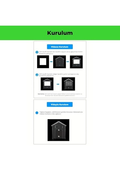 Geçirmez Kablosuz Kapı Zili Kapak Dış Mekan Yağmur Kar Koruması Birçok Zile Uyumlu Kablosuz Kapı Zili Kapak