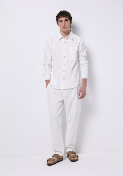 Colin's Colins Regular Fit Klasik Yaka Düz Erkek Bej Uzun Kol Gömlek Cl1074780 Q1.v1 Dn44268 Denim