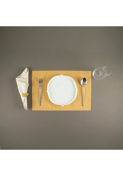 Maxstyle Horizon Safran 4 Parça Amerikan Servis 30x45 Cm Renkli