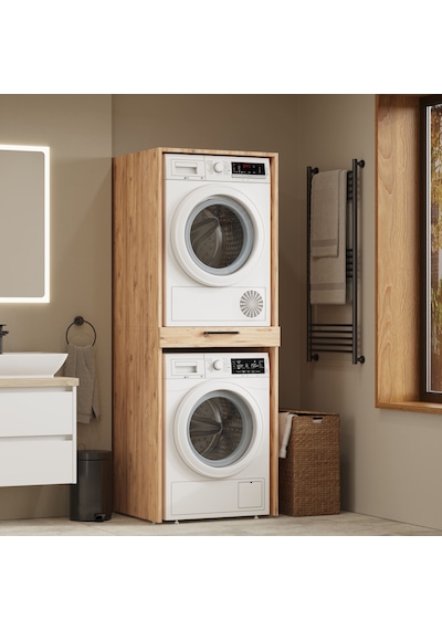 Aqua Bagno Urban Smartbox Çamaşır Ve Kurutma Makinesi Dolabı - Çekmeceli, Atlantik Çam -2 Parça Set Abs.50.01.04.01 Aqua Bagno Urban Smartbox Çamaşır Ve Kurutma Makinesi Dolabı - Çekmeceli, Atlantik Çam -2 Parça Set Abs.50.01.04.01