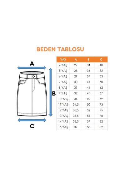 Kız Çocuk Pileli Keten Etek 2957 Bej