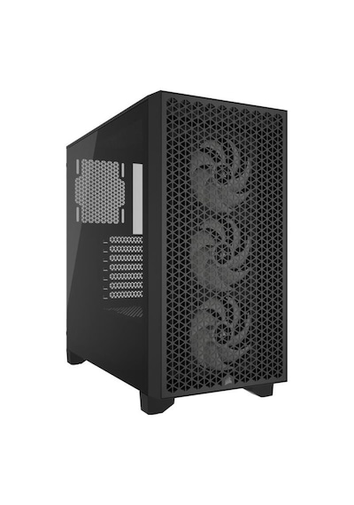 Corsair İcue 3000d Rgb Airflow Siyah Temperli Cam Atx Mid Tower Gaming Kasa Cc-9011255-eu - Teşhir