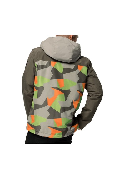Jack Wolfskin 365 Hideaway Jacket M Erkek Mont Granite All Over Granite All Over