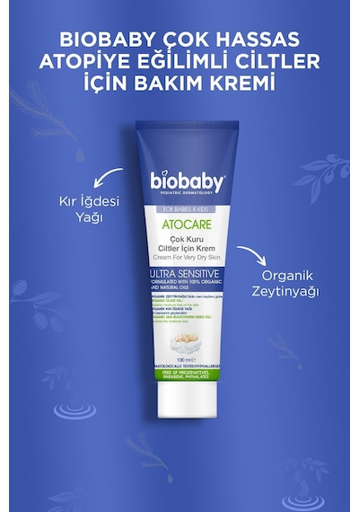 Biobaby Kuru Ve Atopik Ciltler Için Şampuan 300 Ml + Krem 100 ml Çok Kuru Ciltler Avantajlı Paket