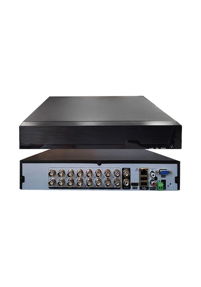 16 Kanal H265+ Sıkıştırma 1080N Kayıt Hibrid Araç / İnsan / Yüz & Hareket Algılamalı Xmeye Kayıt Cihazı Be116
