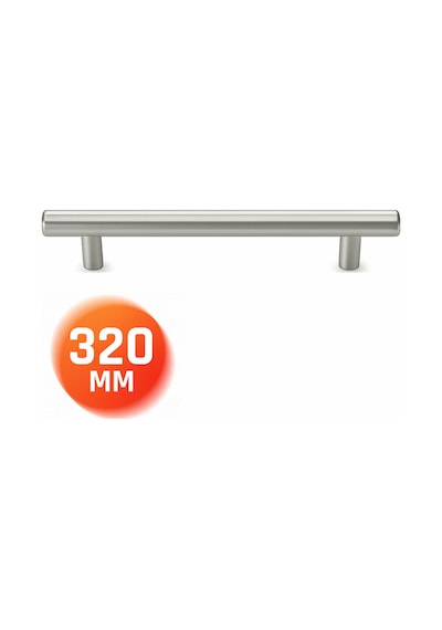 Metal Mobilya Kulbu Mutfak Çekmece Dolap Dolabı Kulpu Kulpları İnox 320 Mm
