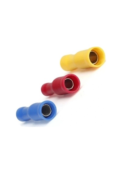 Tbd - 2050 1.5-2.5mm2 İzoleli Soket Tipi Dişi Terminal Kablo Ucu Mavi 100 Adet