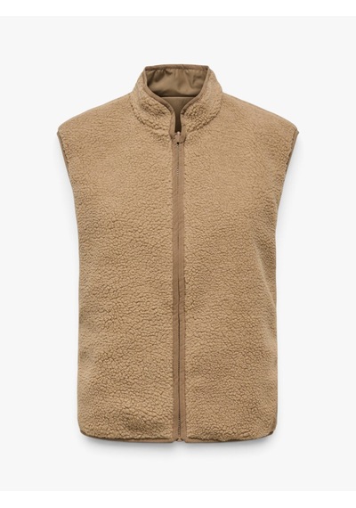 Only Onlsıf Teddy Reversıble Waıstcoat Cc Otw Kadın Kahverengi Yelek - 15373866