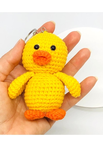 Amigurumi Ördek Anahtarlık