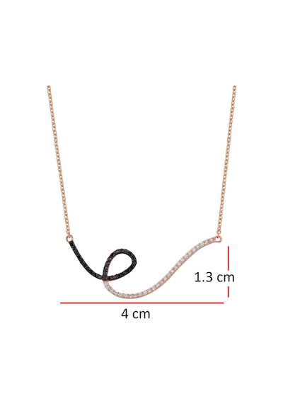 Hayat Pırlanta Su Yolu Kolye Rose Gold