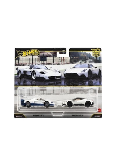 1:64 Hot Wheels Premium Car Culture 2'li Paket Maseratı Mc12 - Maseratı Mc20 Çok Renkli