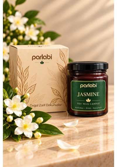 Yasemin Kokulu Mum %100 Soya Wax Amber