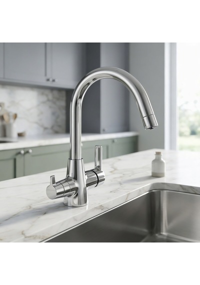 Ideal Standard Calista Eviye Bataryası-krom-arıtma Cihazı Uyumlu krom