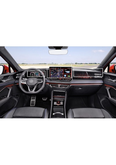 Volkswagen Yeni Tiguan E-tsi Multimedya Gösterge Ve Konsol Ekran Koruma Set 2024