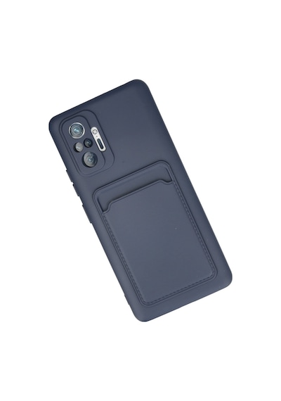 Xiaomi Redmi Note 10 Pro Uyumlu Kılıf Kelvin Kartvizitli Silikon - Lacivert