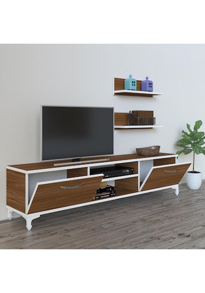 Kenzlife televizyon sehpası berlin 120 cvz tv ünitesi raflı