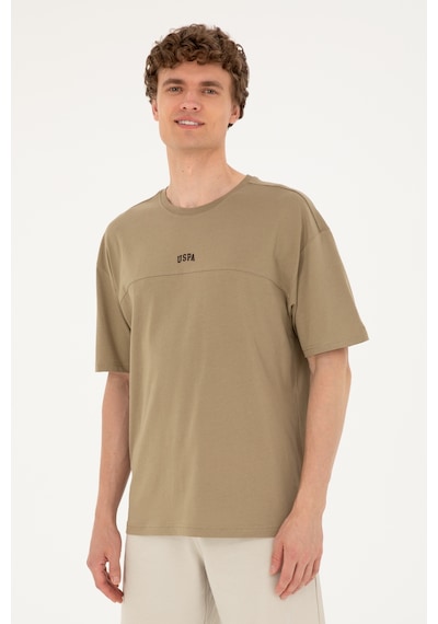 U.S. Polo Assn. Erkek Comfort Fit Bisiklet Yaka Haki Tişört 50287083-VR027 U.S. Polo Assn. Erkek Comfort Fit Bisiklet Yaka Haki Tişört 50287083-VR027