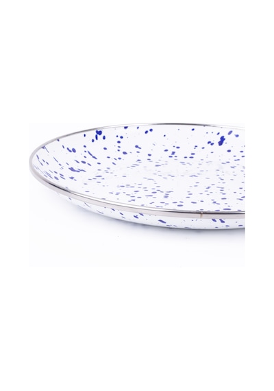 Emaylab Speckles Sunum Tabağı Dekoratif Tabak 26cm Bebe Mavisi