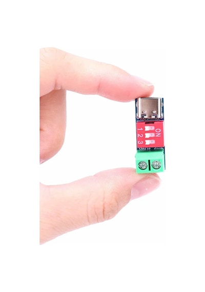 Pd/qc Hızlı Şarj Adaptörü Voltaj Tetikleyici Modül Decoy 9v 12v 15v 20v Yüksek Voltaj Kaynağı Type-c