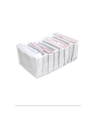 Çizgili Akordiyon Organizer L Boy 24x37x18 Cm Royaleks-ev354 A