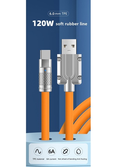Bn57 Type-c Kablo 120w Süper Hızlı 6a Ultra Kalın Şarj Data Turun